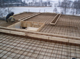 Grose oeuvre maconnerie dalle en beton