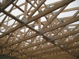 Charpente industrielle (fermettes)